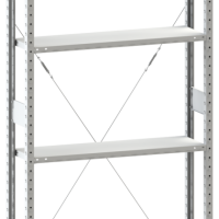 Стеллажи на зацепах - САМ УС (нагрузка на полку 200-300кг)